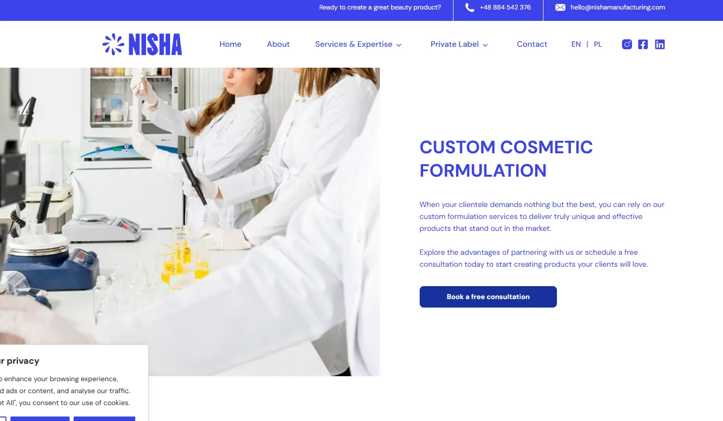 Skin Cream Manufacturers for Private Label, OEM, and Custom Formulation